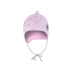 Little Angel Čepice Nicki Outlast® růžová zvířátka velikost 0 (33-35 cm)