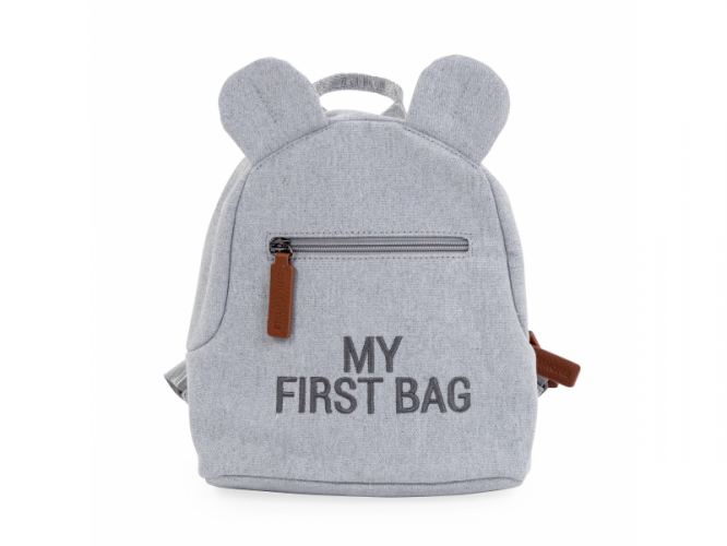 Childhome Dětský batoh My First Bag Canvas Grey