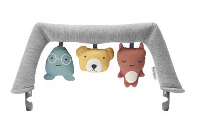 BabyBjörn Hračka na lehátko textilní zvířátka, Soft Friends, BabyBjörn