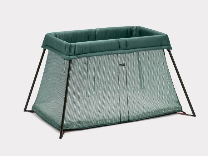 BabyBjörn Cestovní postýlka Travel Crib Light Dark Green zelená