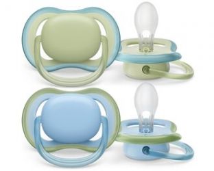 Avent Šidítko Ultra air Neutral 0 - 6 m. - 2 ks chlapec modré