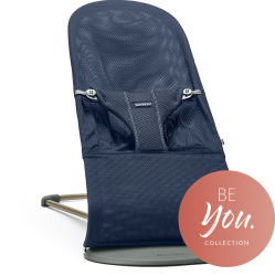 BabyBjörn Lehátko Bouncer Bliss Navy blue Mesh kolekce BE YOU