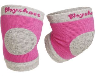 Playshoes Protiskluzové nákoleníky - růžovo-šedé