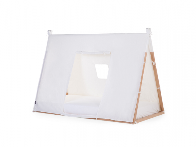 Childhome Textilní potah Tipi White na rám postele stan 70x140cm