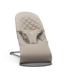 BabyBjörn Lehátko Bouncer Bliss  Sand Grey Woven tm.šedá konstrukce