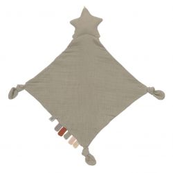 Lässig Přítulka Baby Comforter Little Universe Star olive