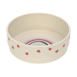 Lässig Miska Bowl PP/Cellulose Rascals Heart lavender