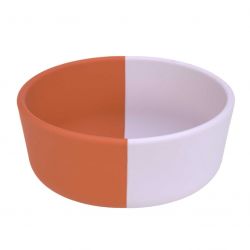 Lässig Miska Bowl Silicone Happy Rascals Heart lavender