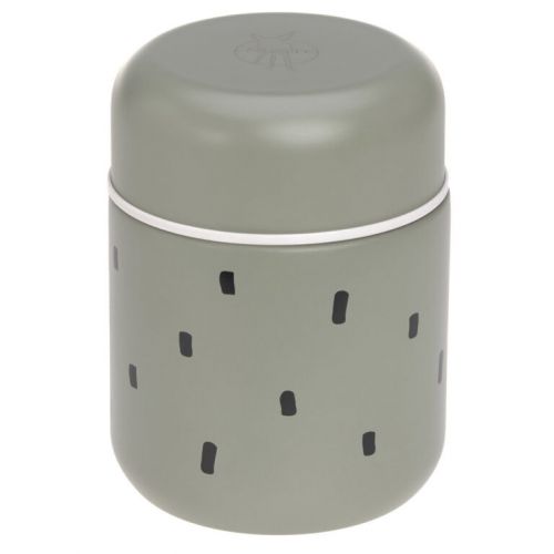 Lässig Termoska Food Jar Medium Happy Prints light olive