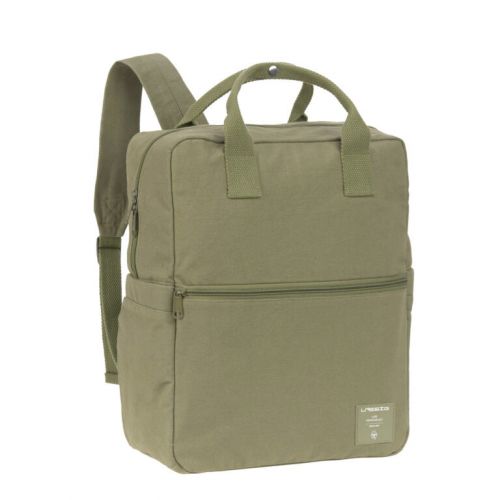 Lässig Batoh na kočárek Green Label Little One & Me Square Backpack Big Gots olive