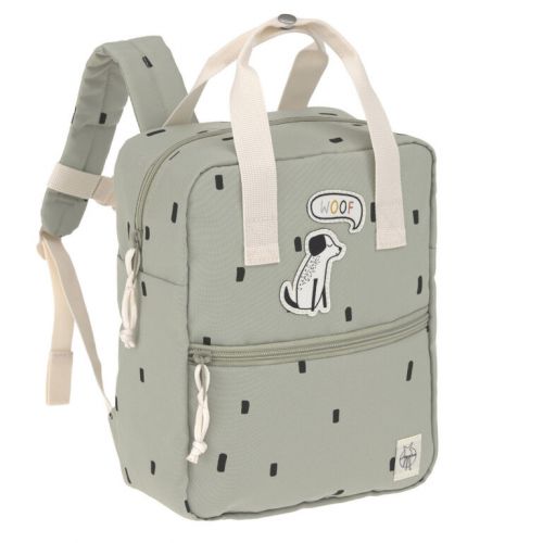 Lässig Dětský batůžek Mini Square Backpack Happy Prints light olive