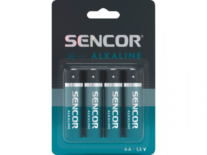 Sencor Alkalické baterie AA 6 ks