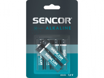 Sencor Alkalické baterie AAA 6 ks