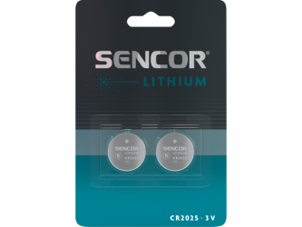 Sencor Lithiové baterie CR2025 2 ks