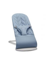 BabyBjörn Lehátko Bouncer Bliss Blue Petal Woven