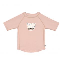 Lässig Tričko Short Sleeve Rashguard leopard pink 13-18 mon.