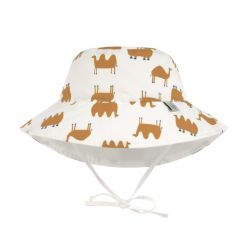 Lässig Klobouček Sun Protection Bucket Hat camel nature 19-36 mon.