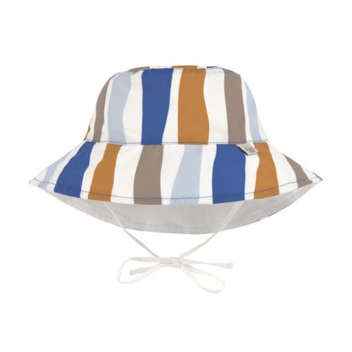 Lässig Klobouček Sun Protection Bucket Hat waves blue/nature 07-18 mo.