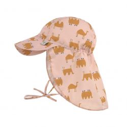 Lässig Klobouček Sun Protection Flap Hat camel pink 19-36 mon.