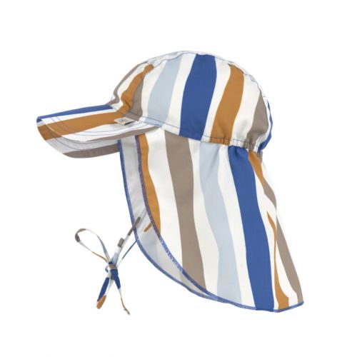 Lässig Klobouček Sun Protection Flap Hat waves blue/nature 07-18 mon.