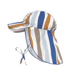 Lässig Klobouček Sun Protection Flap Hat waves blue/nature 07-18 mon.