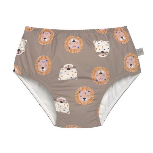 Lässig Plavky Swim Diaper Girls wild cats choco 07-12 mon.