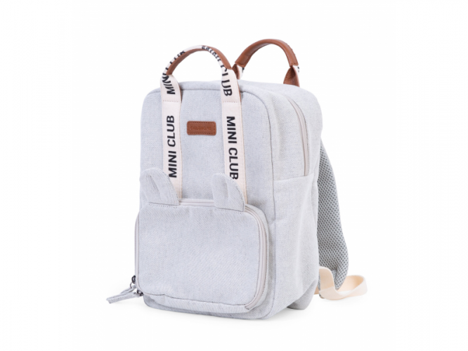 Childhome Dětský batoh Mini Club Signature Off White