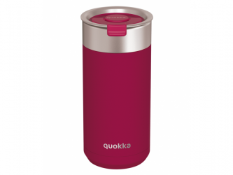 Quokka Nerezový termohrnek se sítkem Boost Maroon 400 ml