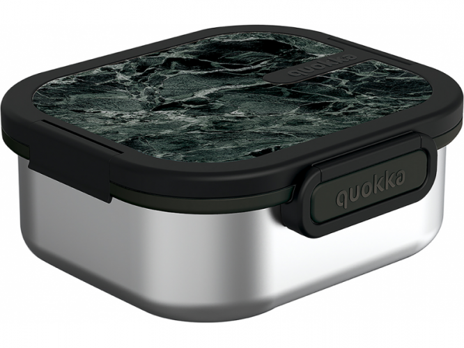 Quokka Nerezový box na jídlo Kai Black Marble