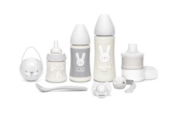 Suavinex Premium novorozenecký set HYGGE šedá