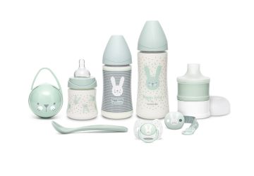 Suavinex Premium novorozenecký set HYGGE zelená