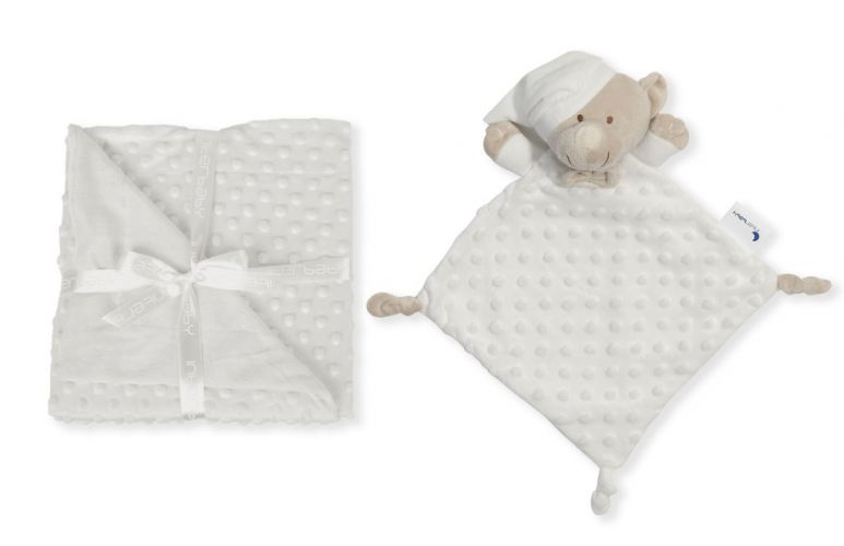 Interbaby Deka měkká Kuličky + Přítulka krémová