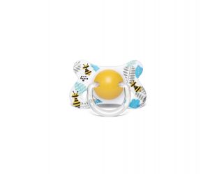 Suavinex Šidítko Fusion anatomické silikon 4-18 m žlutá včela