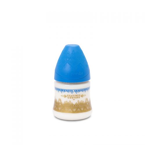 Suavinex Láhev Premium Couture 150 ml silikon tmavě modrá