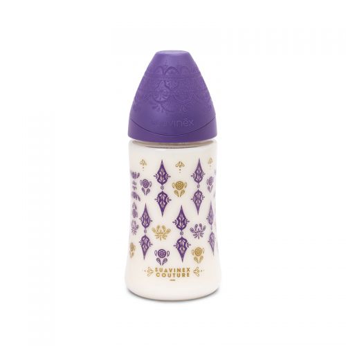 Suavinex Láhev Premium Couture 270 ml silikon fialová