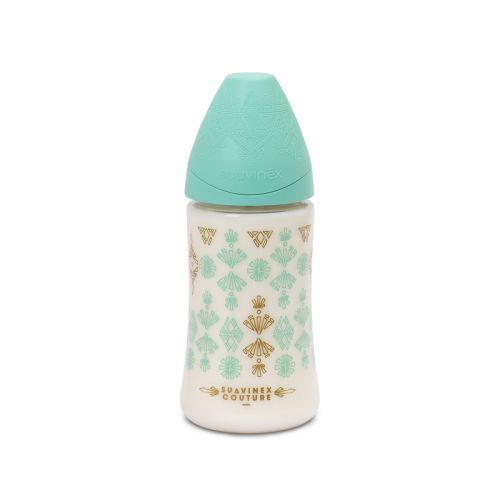 Suavinex Láhev Premium Couture 270 ml silikon zelená
