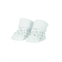 BamBam Ponožky organické sada bílá/puntíky
