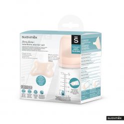 Suavinex Sada antikoliková Zerø.Zerø™ láhev 180 ml A + dudlík Zerø.Zerø™ -2/ 2M