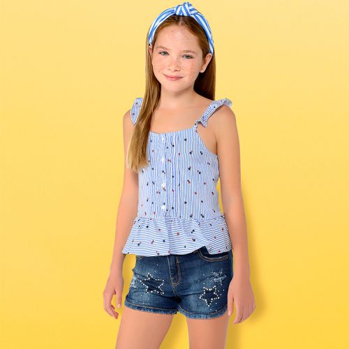 Kraťasy MAYORAL jeans HVĚZDA