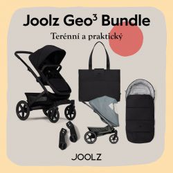 Kočárek Joolz Geo3 Kompletní set Brilliant black + Dárky