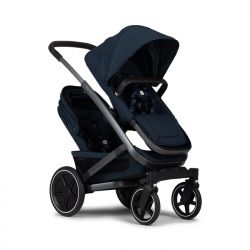 Kočárek Joolz Geo3 twin komplet - Navy blue - madlo Dark brown