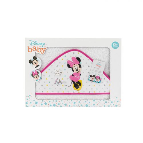 Interbaby Osuška froté Minnie bílorůžová