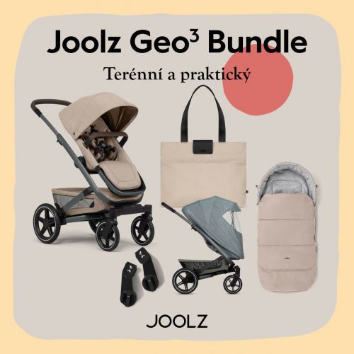 Kočárek Joolz Geo3 Kompletní set Special Timeles taupe + Dárky