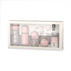 Suavinex Premium Novorozenecký set BONHOMIA růžový