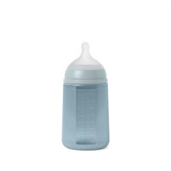Suavinex Kojenecká láhev 240 ml M COLOUR ESSENCE modrá