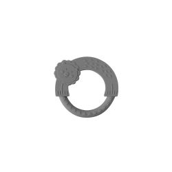 Suavinex Kousátko silikonové kroužek šedé