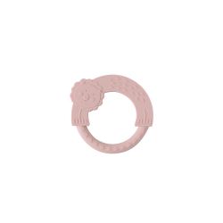 Suavinex Kousátko silikonové kroužek růžové