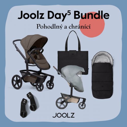 Kočárek Joolz Day5 Kompletní set Hazel brown + Dárky