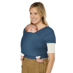 Ergobaby Šátek/Aura Sustainably Sourced Knid Baby Wrap Twilight Navy