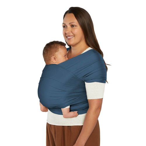 Ergobaby Šátek/Aura Sustainably Sourced Mesh Baby Wrap Twilight Navy